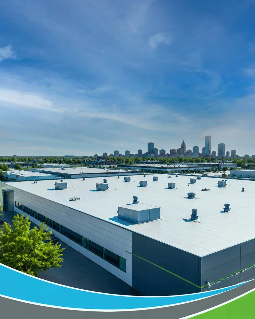 Commercial roofing project